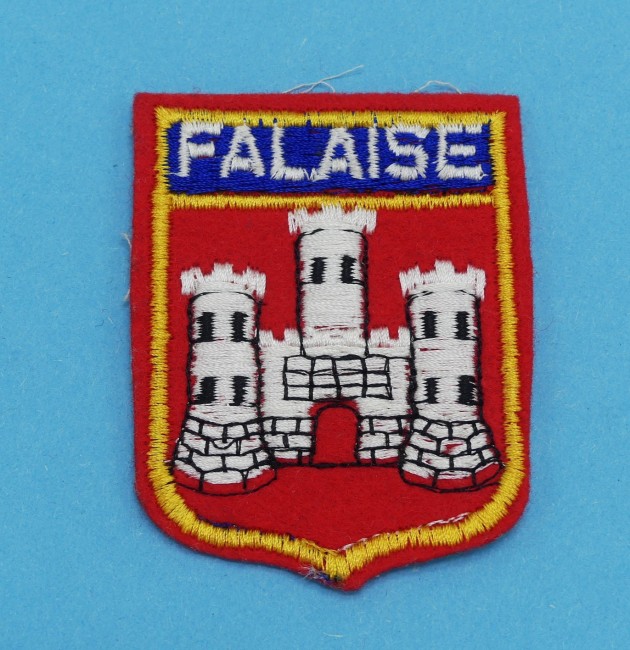 Ecusson brodé ville Falaise 