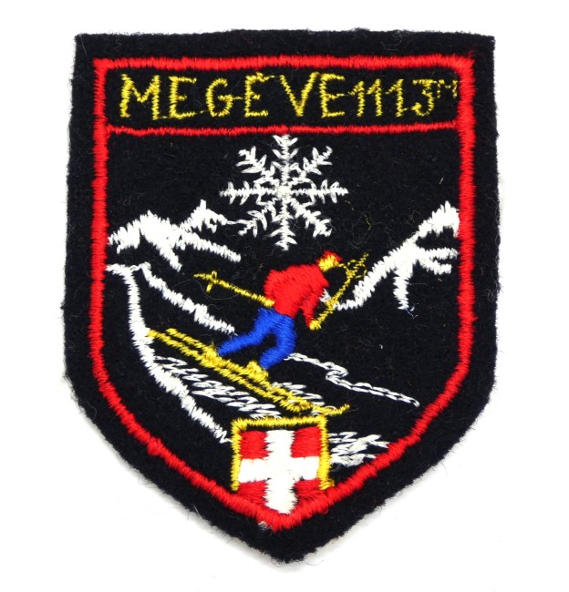 Ecusson brodé ville Megève 1113M 