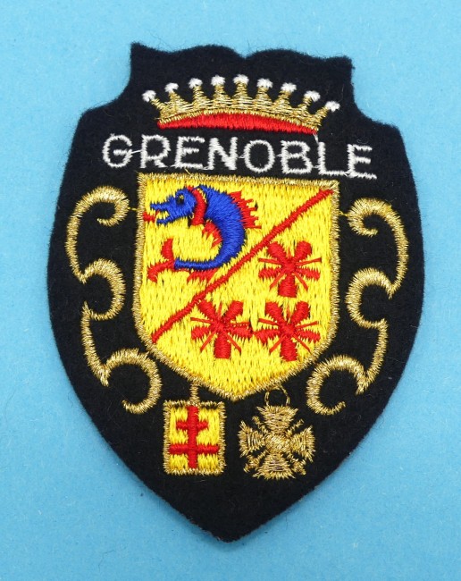 Ecusson brodé ville Grenoble 