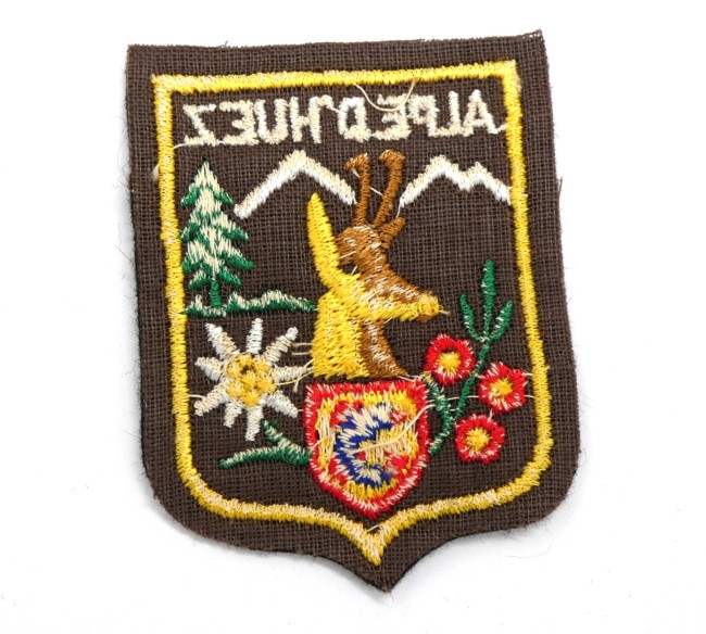 Ecusson brodé ville Alpes D 'Huez 