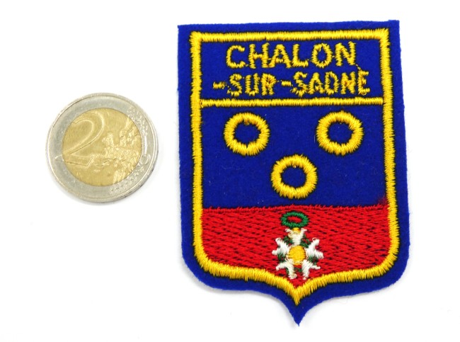 Ecusson brodé ville Chalon - sur - Saone 