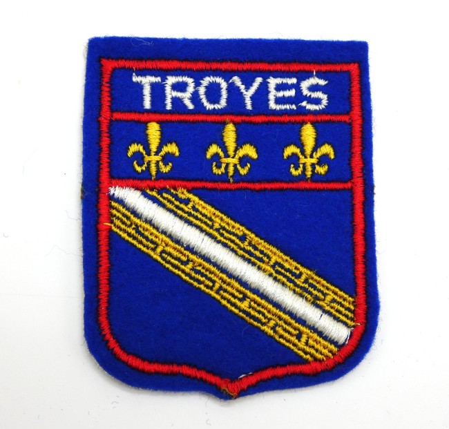 Ecusson brodé ville TROYES