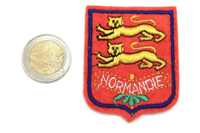 Ecusson brodé ville Normandie 