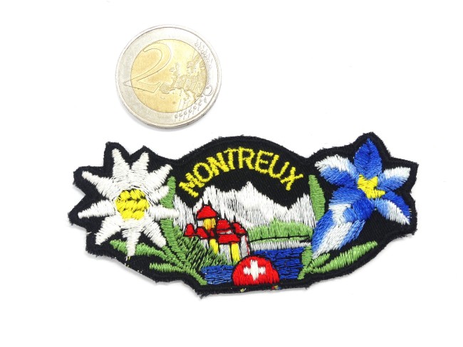 Ecusson brodé ville MONTREUX