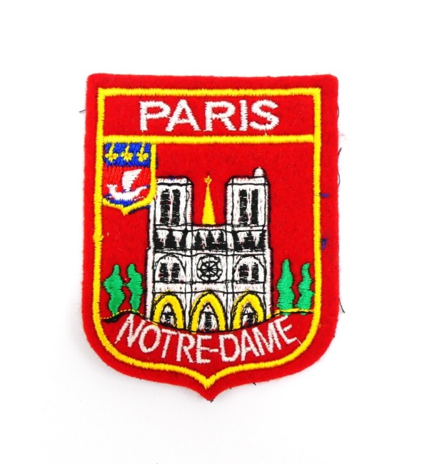 Ecusson brodé ville Paris Notre - Dame