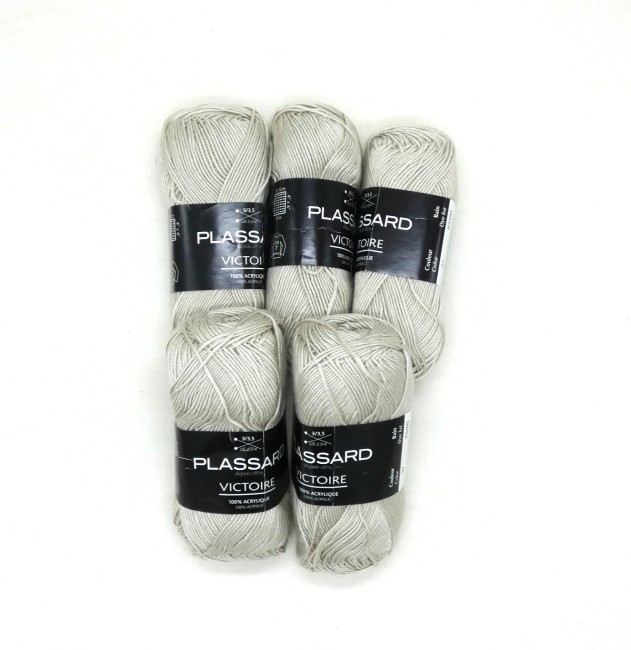 Fil à tricoter Plassard Victoire 27 beige