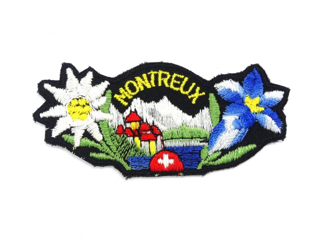 Ecusson brodé ville MONTREUX