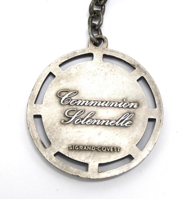 P1050757 Porte clé métal communication solennelle