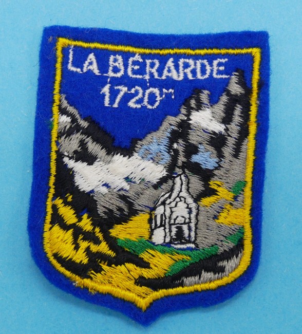 Ecusson brodé La Berarde 1720 m