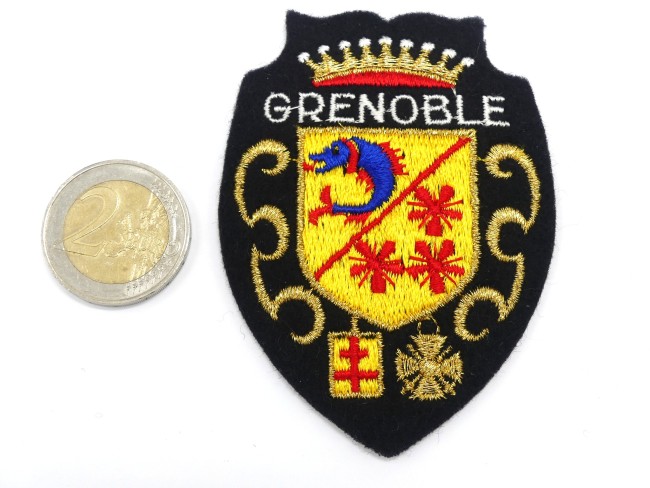 Ecusson brodé ville Grenoble 