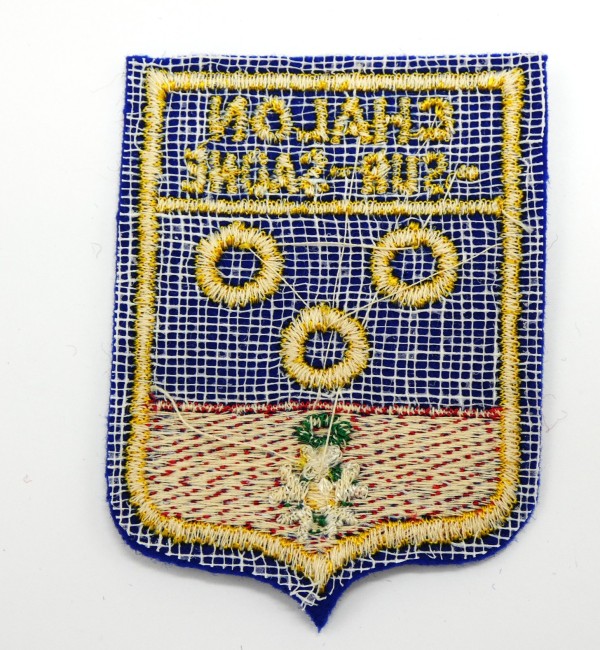 Ecusson brodé ville Chalon - sur - Saone 