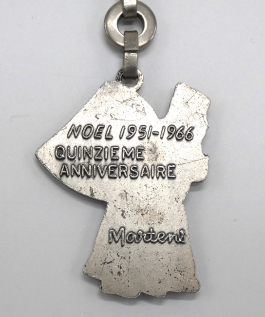 Porte clé métal Yoghourt Martens - Saint Nicolas 1966 