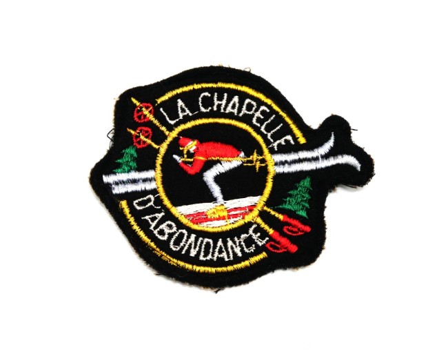 Ecusson brodé la Chapelle d ' Abondance 