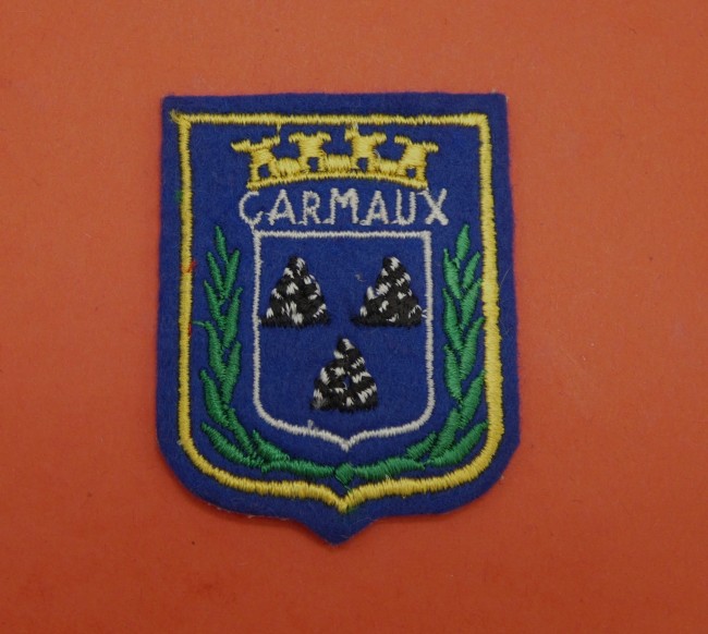 Ecusson brodé ville Carmaux