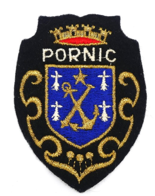 Ecusson brodé ville Pornic 