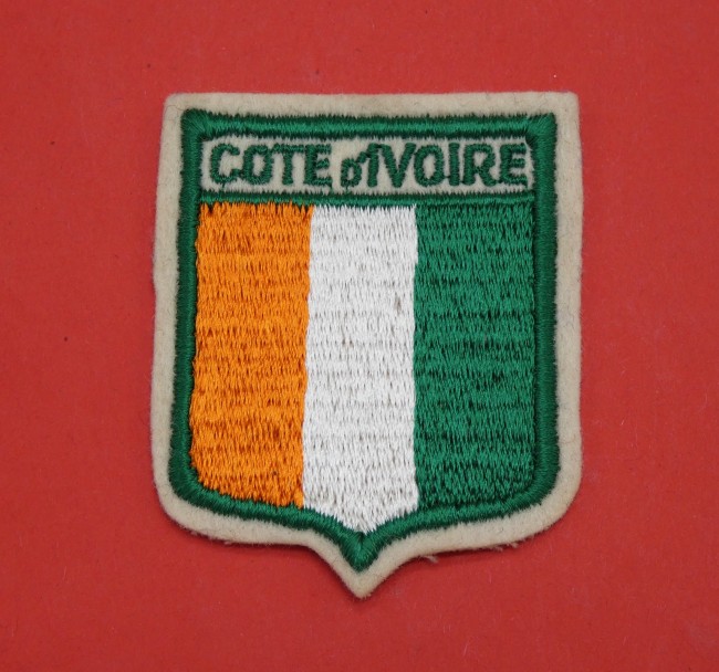 P1070894 Ecusson brodé pays COTE D 'IVOIRE