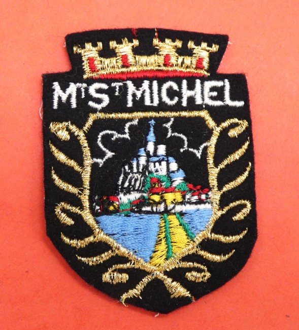 Ecusson meresse Mt St Michel ( 7 cm X 5 cm ) à coudre