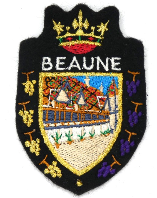 Ecusson collection meresse brodé ville BEAUNE