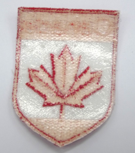 Ecusson brodé thermocollant drapeau CANADA