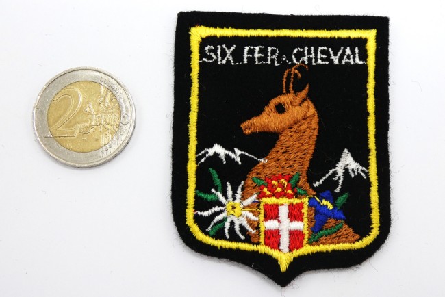 Ecusson brodé SIX FER & CHEVAL 