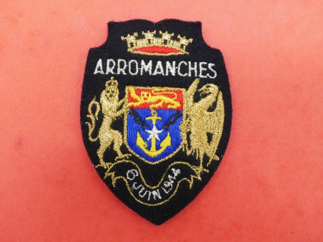 Ecusson brodé ville Cherbourg 