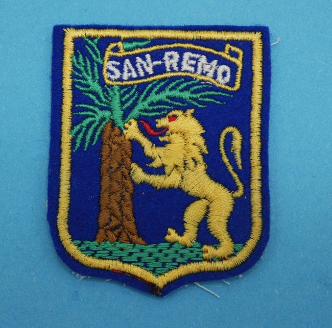 Ecusson brodé ville San - Remo 