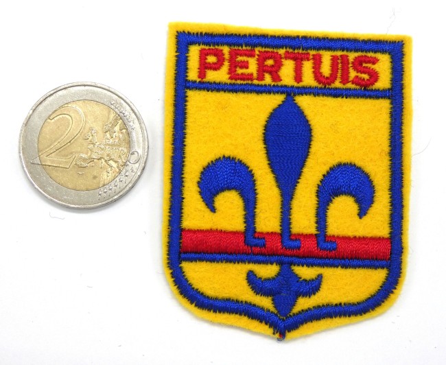Ecusson brodé ville PERTUIS