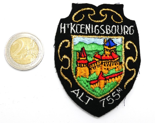 Ecusson brodé Ht Koenigsbourg Alt 755 M