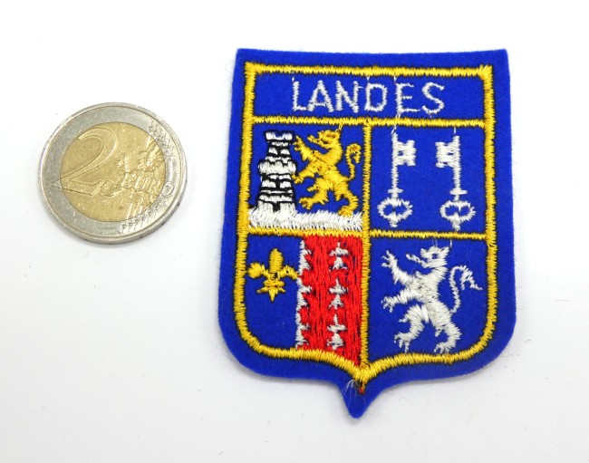 Ecusson brodé ville Landes 