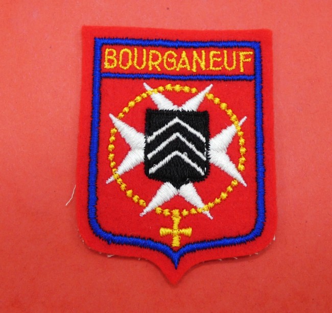 Ecusson brodé ville BOURGANEUF