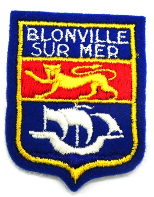 Ecusson brodé ville BLONVILLE SUR MER 