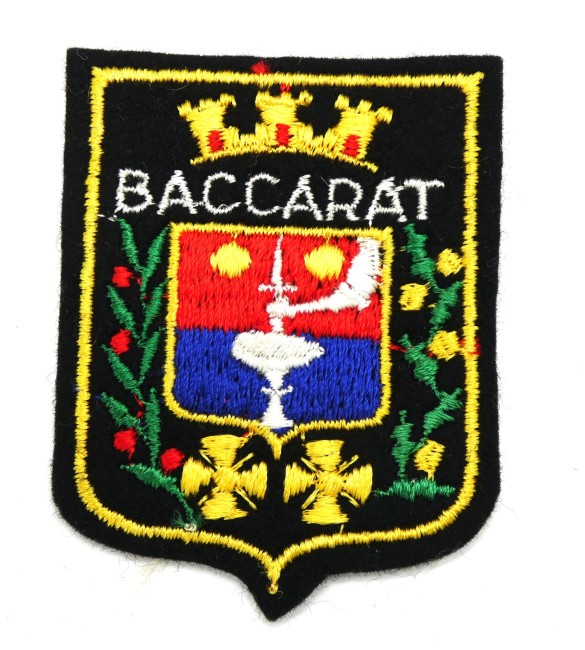 Ecusson brodé ville Baccarat