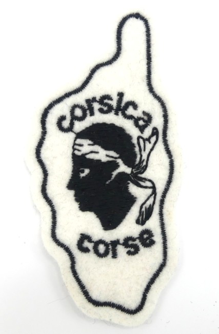 Ecusson patch thermocollant CORSE CORSICA
