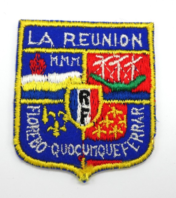 Ecusson brodé Île LA REUNION