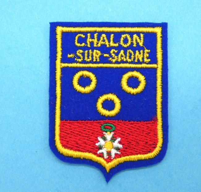 Ecusson brodé ville Chalon - sur - Saone 