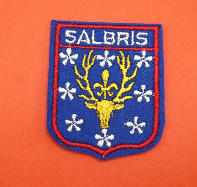 Ecusson brodé ville SALBRIS