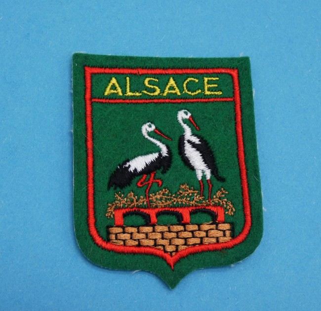 Ecusson collection brodé ville ALSACE