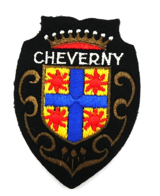 Ecusson meresse brodé ville CHEVERNY