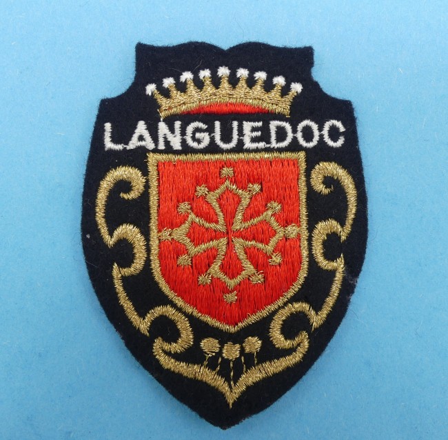 Ecusson brodé ville Languedoc