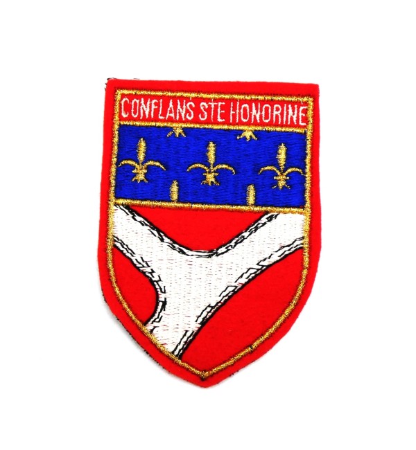 Grand écusson brodé CONFLANTS STE HONORINE