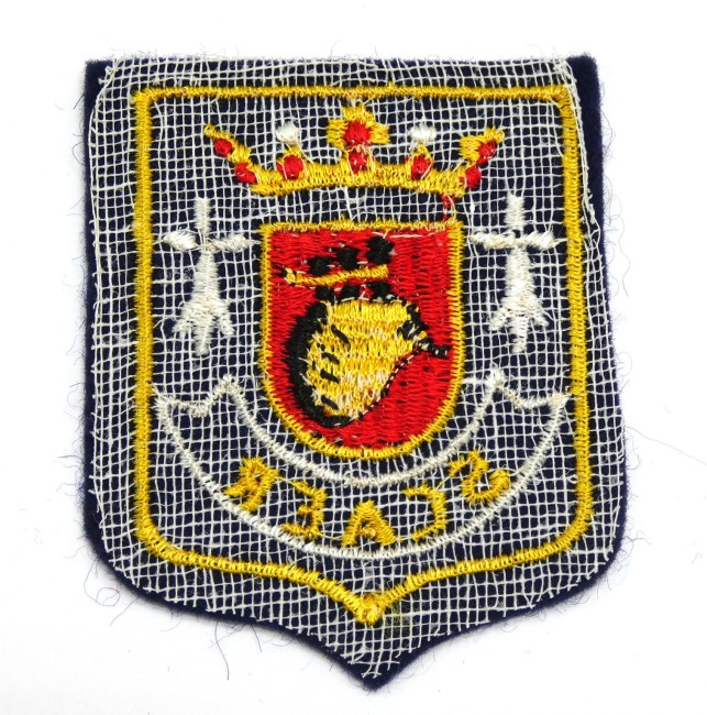 Ecusson brodé ville SCAER  