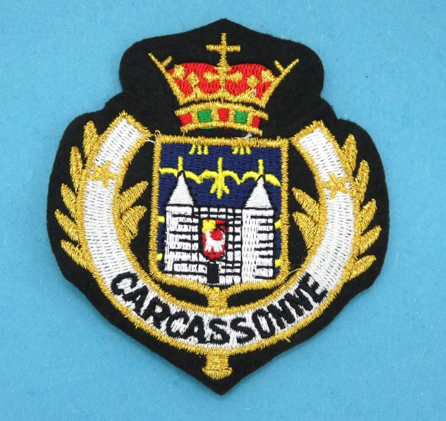 Ecusson brodé ville Carcassonne