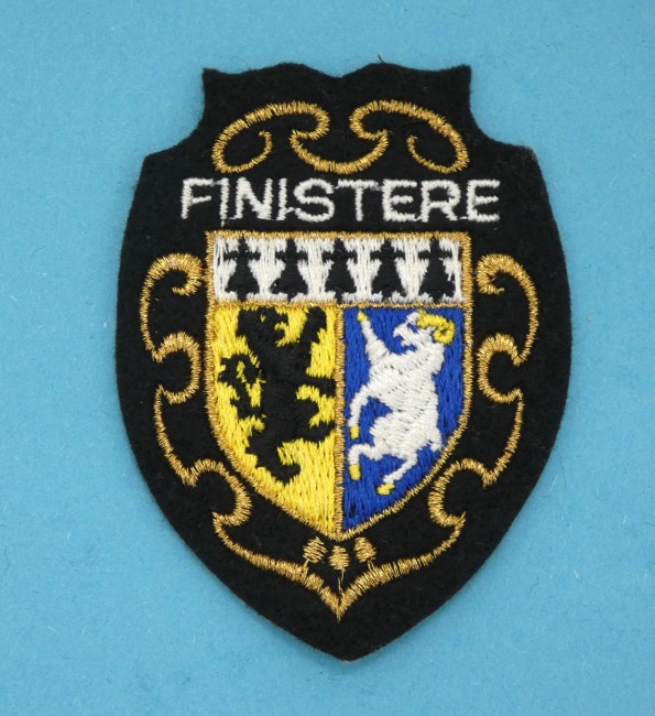 Ecusson brodé ville FINISTERE