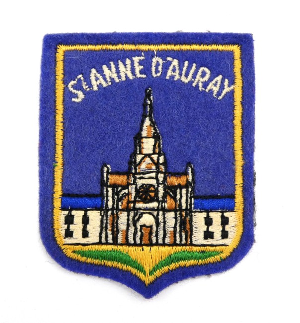 Ecusson brodé ville St Anne D'Auray