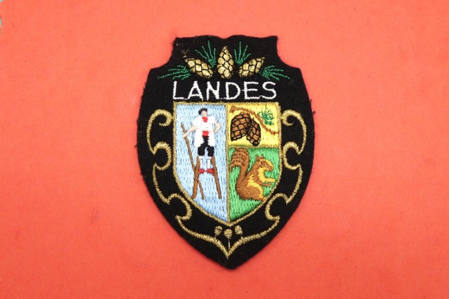 Ecusson meresse brodé LANDES 