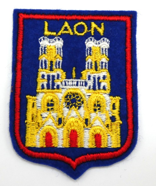 Ecusson brodé ville LAON 