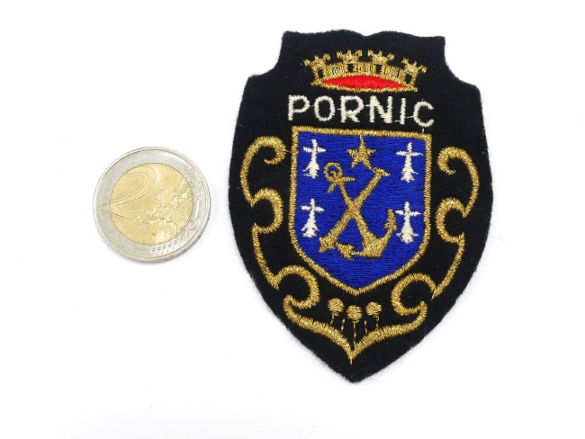 Ecusson brodé ville Pornic 