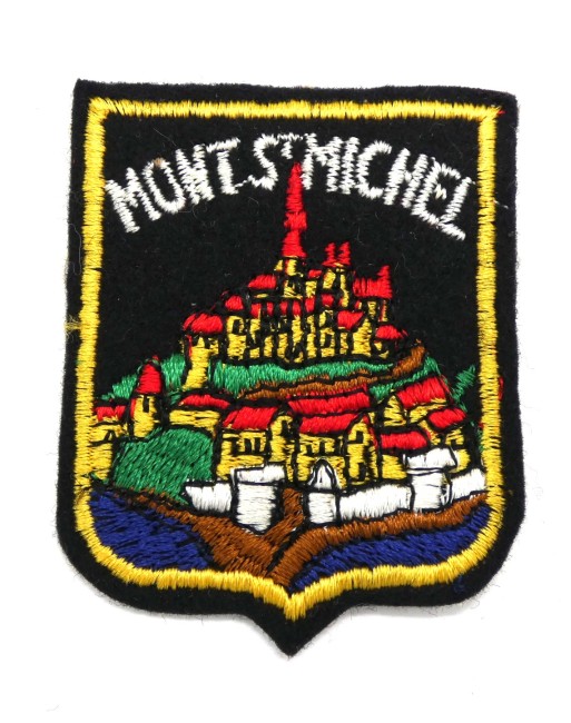 Ecusson brodé ville Mont Saint Michel 