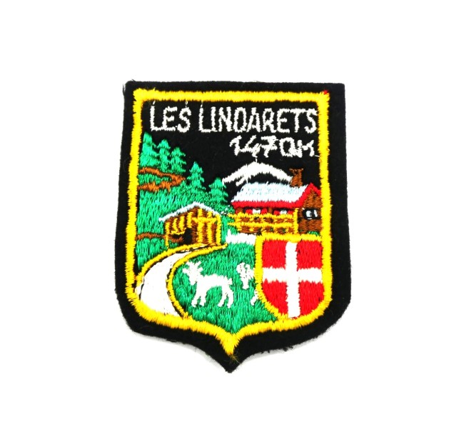 Ecusson brodé Les Lindarets 1470 M