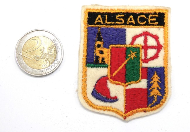 Ecusson collection brodé ville région ALSACE